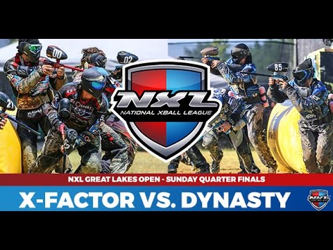 Pro Paintball - Dynasty vs Xfactor AND Impact Vs. Damage from NXL Cleveland