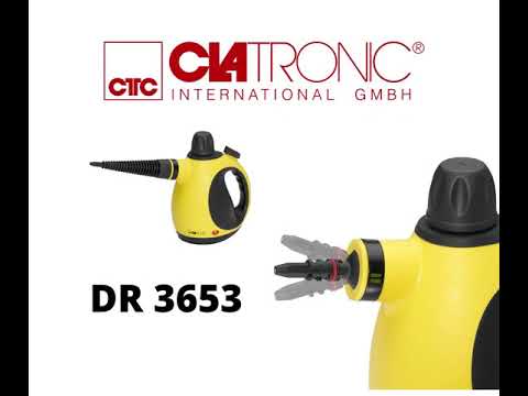 Garinis valytuvas Clatronic DR 3653 (1050W, geltona sp.) video