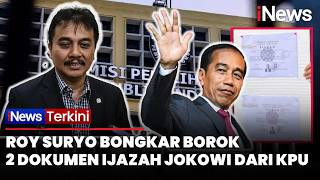 Buka-bukaan! Roy Suryo Bongkar Borok 2 Dokumen Ijazah Jokowi dari KPU: Beda Format