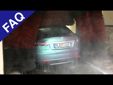 Kann mein Auto mit PlastiDip Sprühfolie in die Waschanlage? 😱