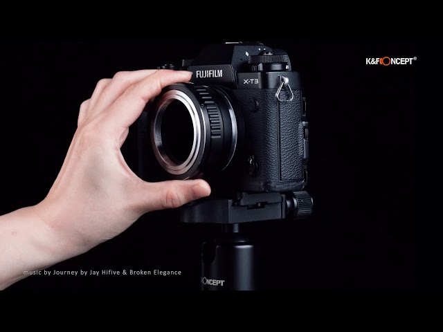 Vídeo relacionado con K&F CONCEPT - Adaptador de Enfoque Manual, Compatible con Objetivos Lentes M42 Mount y Cuerpos de Cámara Fujifilm Fuji X-Series X FX Mount, Anillo Adaptador Manual Lens