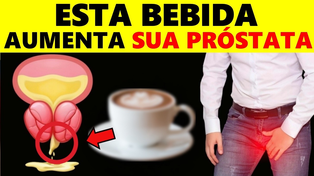 ALERTA! 6 Bebidas que PODEM AUMENTAR a SUA PRÓSTATA - Hiperplasia Prostática!