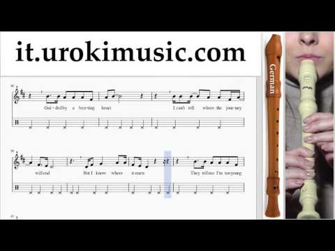 Corso di Flauto Dolce G. Avicii - Wake Me Up Tablature Tab Parte#2 um-a276