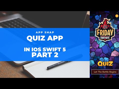How to make quiz app game in ios swift 5 xcode 11 - Part 2