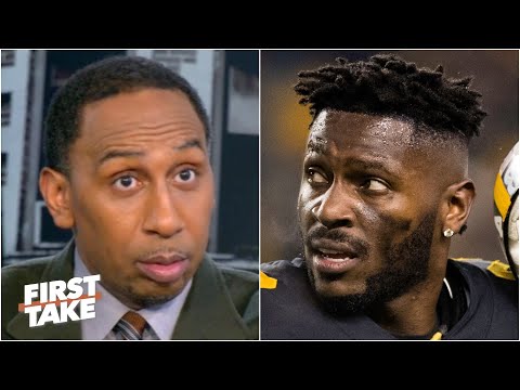 報道稱，海鷹隊正在推動簽下安東尼奧-布朗的消息，Stephen A.做出了迴應。 (Stephen A. reacts to reports of the Seahawks pushing to sign Antonio Brown | First Take)