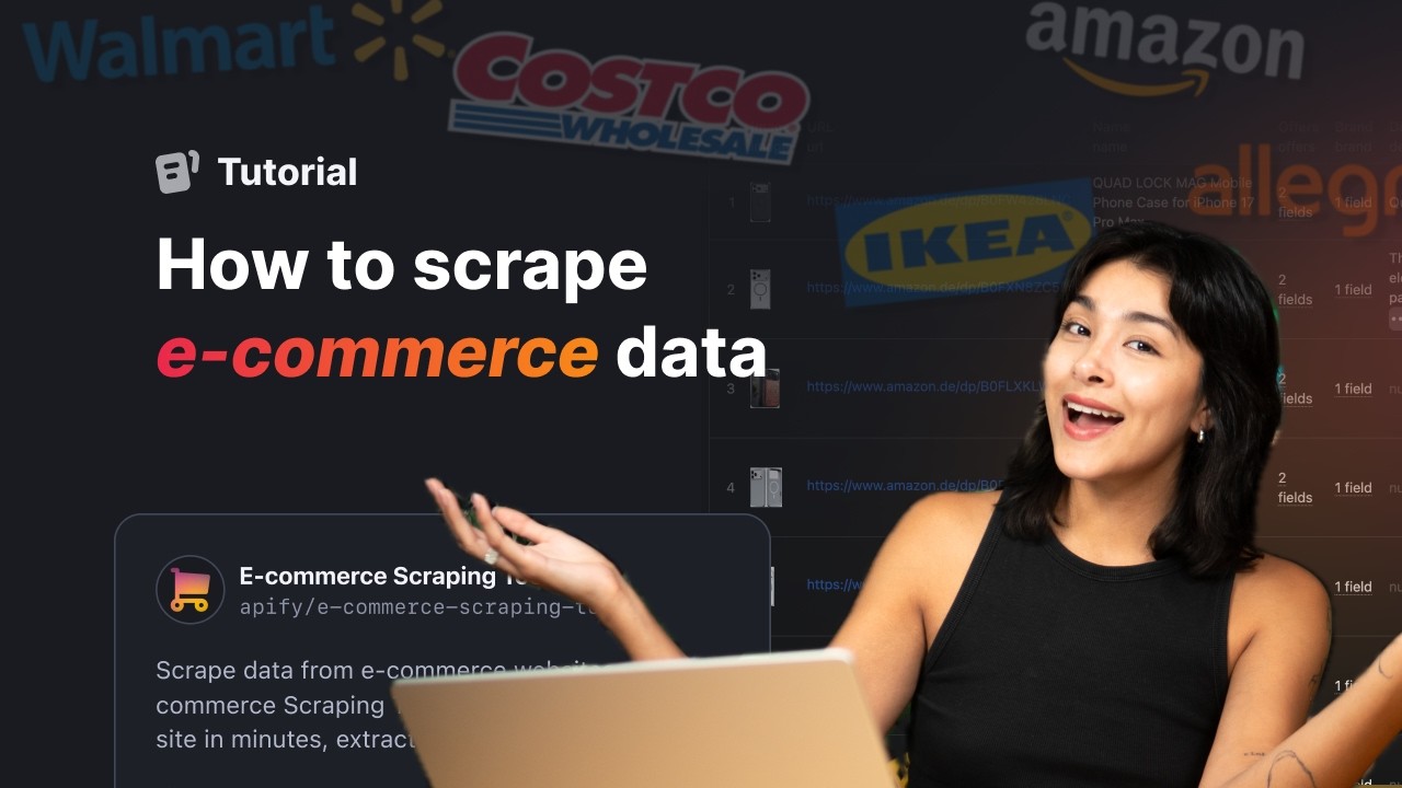 Scrape Data From ANY E-commerce Website with One Tool