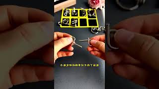 Trick how to unlock any chains, DIY | Useful Paper #shorts