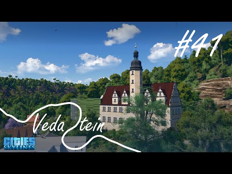 Vedastein #41 - A new town on the river banks | Cities Skylines Detailing
