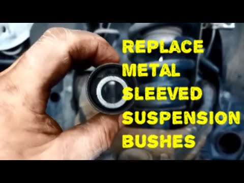 Metal Sleeved Suspension Bushes Replace Mitsubishi Triton Pajero Hilux How to DIY