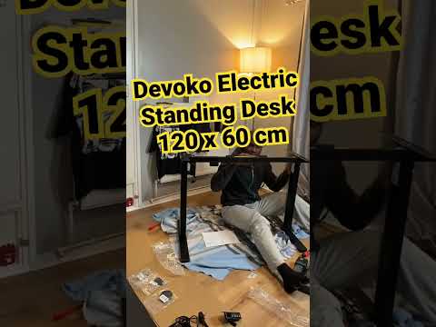 Devoko Electric Standing  Desk 120 x 60 cm  cheap amazon desk #short #shorts #officesetup #office