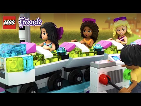 Vidéo LEGO Friends 41130 : Les montagnes russes du parc d'attractions