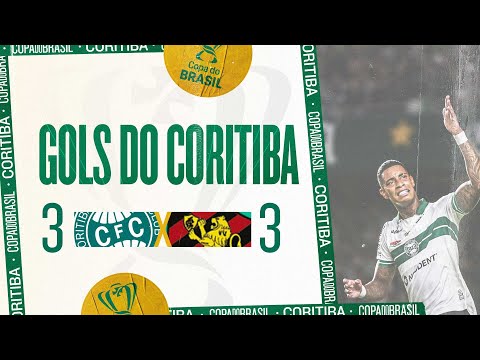 CORITIBA 3 X 3 SPORT | COPA DO BRASIL | Gols do Coritiba