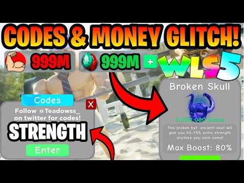 💪🏻 Weight Lifting Simulator 5 Codes! (WLS5 CODES) Weight Lifting Simulator 5 Money Glitch
