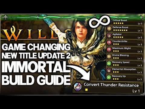 Monster Hunter Wilds - New BIG Immortal Build Update - NEVER Cart & Highest Damage - All 14 Weapons!