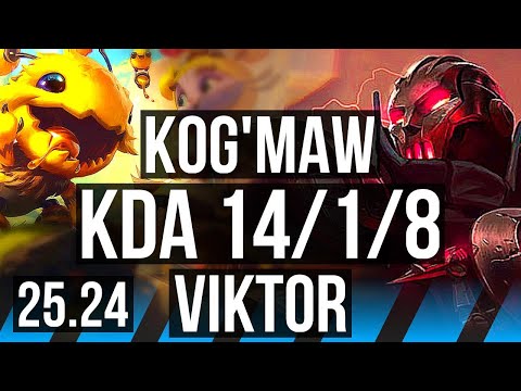 KOG'MAW vs VIKTOR (MID) | 14/1/8 | TR Grandmaster | 25.24