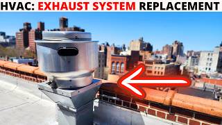 HVAC: Swapped an Upblast for a Downblast Exhaust — Full Downblast Exhaust Installation