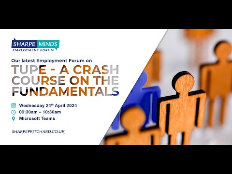 TUPE - crash course on the fundamentals