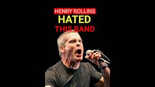 The Band Henry Rollins HATED With Passion #trending #shorts #music #u2 #henryrollins