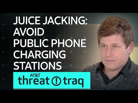Juice Jacking: Avoid Public Phone Charging Stations | AT&amp;T ThreatTraq