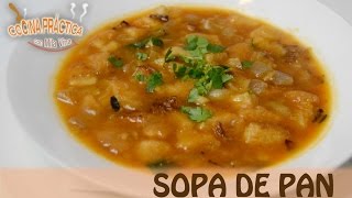 ♥ RECETA FÁCIL DE SOPA DE PAN ♥