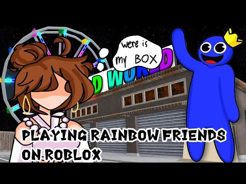 Playing RAINBOW FRIENDS On ROBLOX (LE edits)