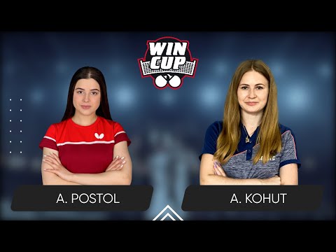 09:00 Anastasiia Postol - Alina Kohut West 1 WIN CUP 03.06.2024 | Table Tennis WINCUP