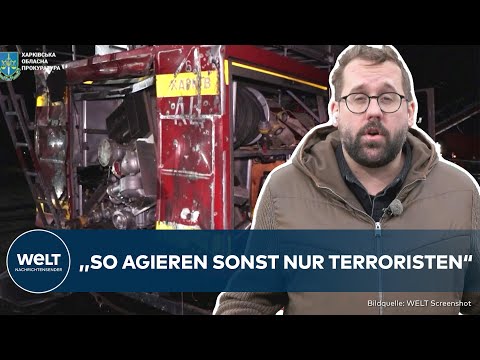 PUTINS KRIEG: Schamlose russische Drohnenattacke auf unschuldige Feuerwehrmänner in Charkiw!