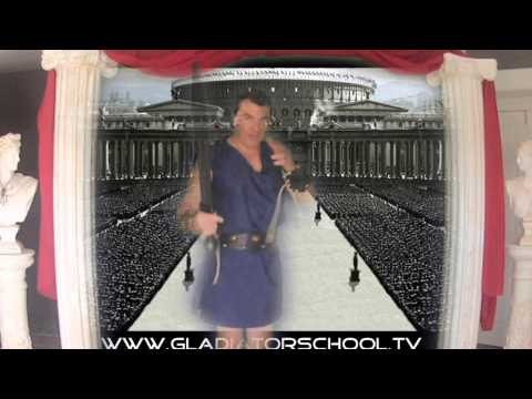 Gladiator School: Free Gladiator Lesson with Lucius Spartacus Luca Zanna