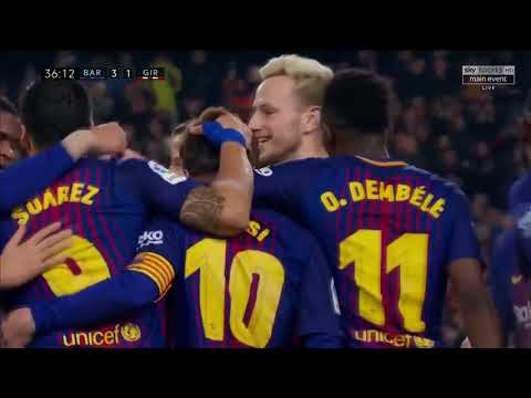FC Barcelona vs Girona 6-1 All Goals & Highlights 24-02-2018 La Liga