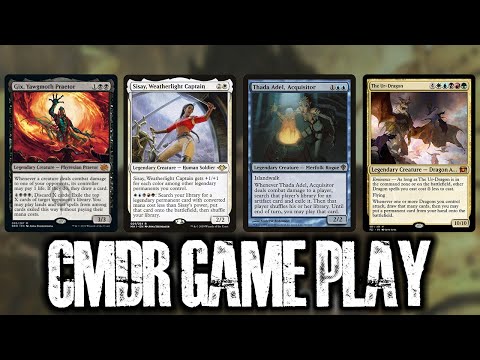 Gix CMDR Game Play | vs Thada vs Sisay vs Ur Dragon | Magic Online | tribalkai