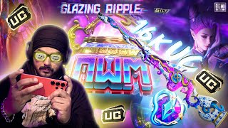 😱 MOST AWAITED AWM SPIN ? 16K UC SERPENGLEAM ULTIMATE CRATE OPENING ,GLAZING RIPPLE SPIN