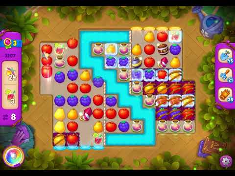 GardenScapes Level 3207 no boosters (14 moves)