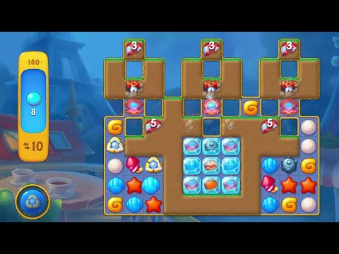 @Fishdom Win Strikes Atlantis Cup Stage 130 - 140