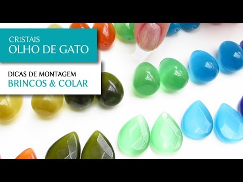 Novas Contas de Pedras Naturais para Montagem de Semi Joias - Pedra Mística