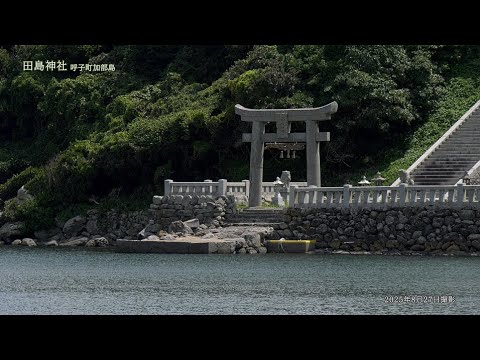 【佐賀県唐津市の風景：4K映像】田島神社(令和7年8月27日撮影：呼子町加部島）