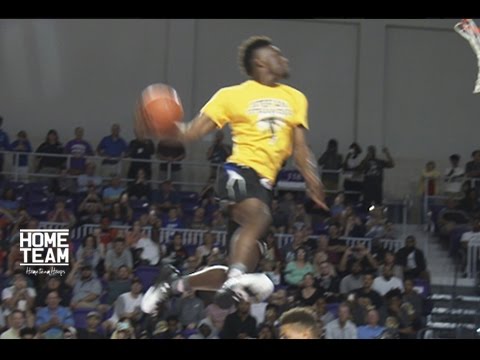 5-Star LSU Basketball Commit Emmitt Williams Wins High School Dunk Contest