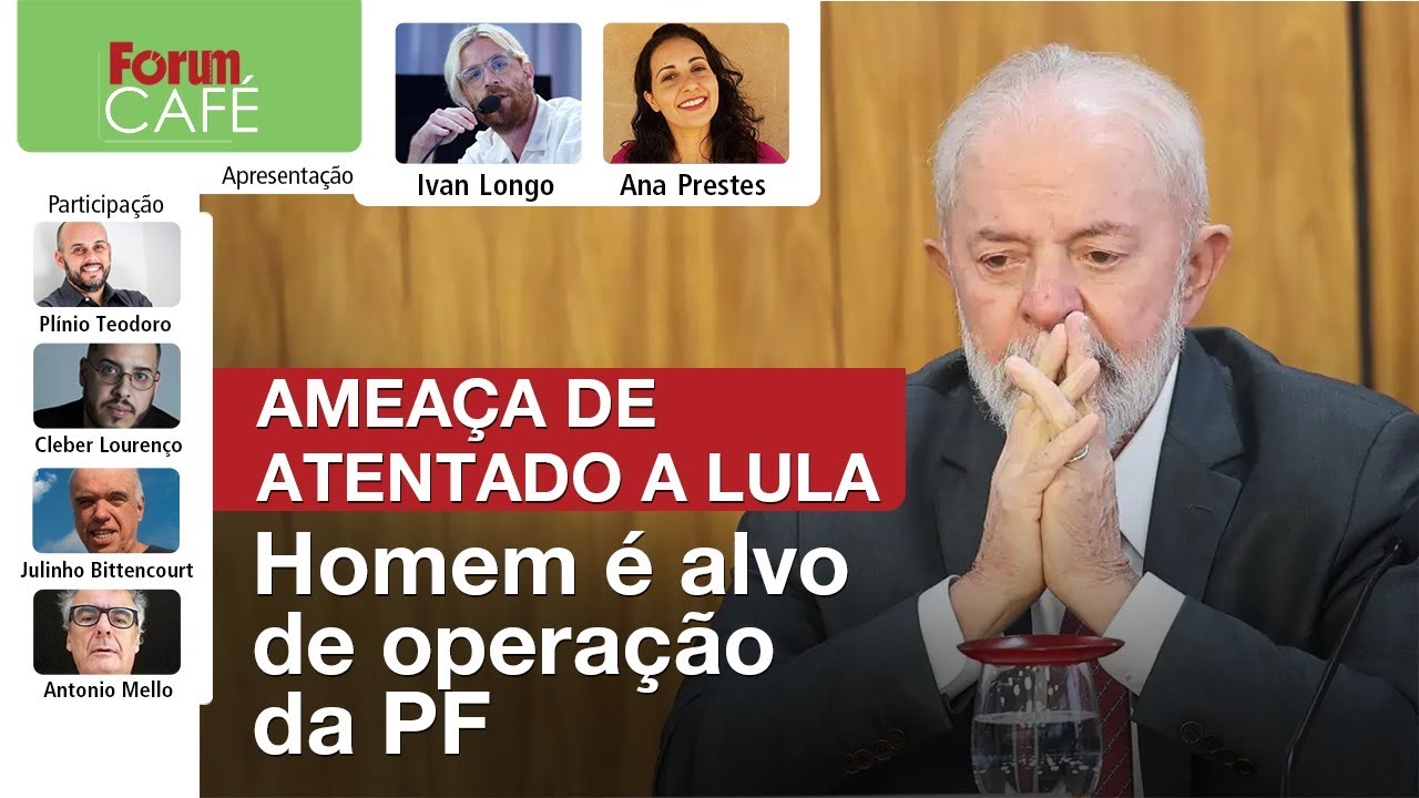 PF deflagra operação contra homem que ameaçou atentado contra Lula em Belém | Fórum Café | 13.02.25