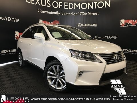 Used White 2015 Lexus RX 350 Sportdesign Edition Walkaround Review Hinton Alberta