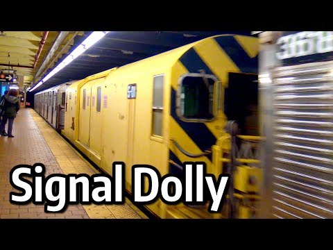 ⁴ᴷ R74 Signal Dolly being Transferred to 207th St Yard