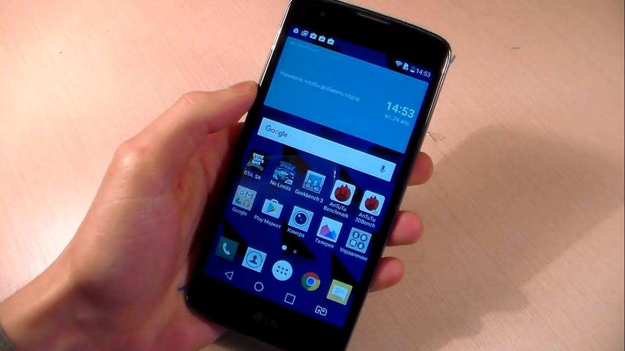 Смартфон LG (K350E) K8 16Gb LTE Black Blue