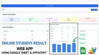 How to Make Online Student Report Card System Using Google Sheets | C32