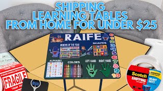 SHIPPING LEARNING TABLES FROM HOME FOR UNDER $25!!!