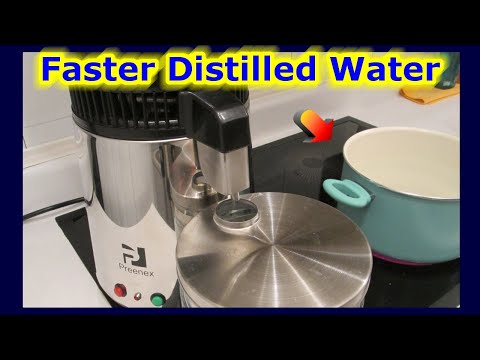 Make Distilled Water FASTER + HIGHER YIELD OUTPUT - DIY Fast Home Machine Water Distilling