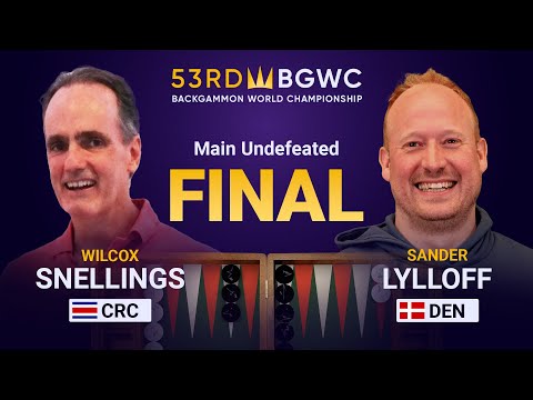 53rd Backgammon World Championship - Main Undefeated Final - Stream 1