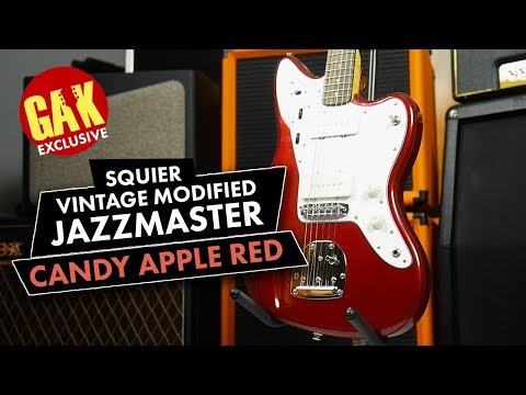 GAK UK EXCLUSIVE! Squier Vintage Modified Jazzmaster (Candy Apple Red)