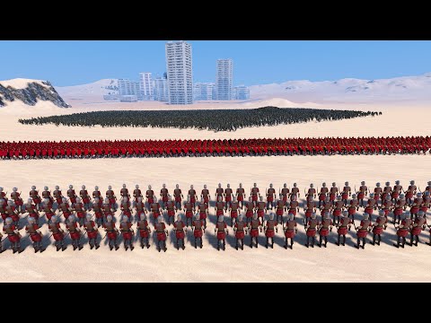 2,000 SPARTANS, 750 ARCHERS Vs 22,000 CELTIC AXEMENS ULTIMATE EPIC BATTLE SIMULATOR UEBS