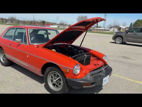 **SOLD on the CCC Buy-It-Now Lot** 1974 MGB GT 4-Speed Manual with Overdrive, Ontario Safetied SOLD for $6,300