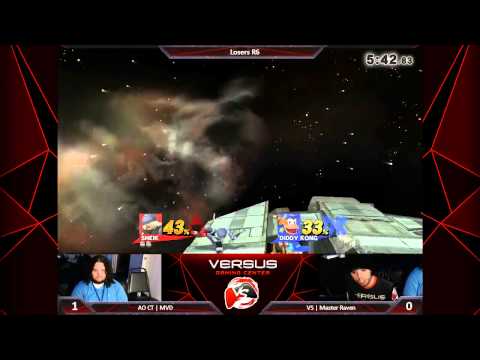 Versus Weekly 4/16/15 - Losers R6 - MVD (DiddyKong) vs. Master Raven (Sheik) - Smash 4