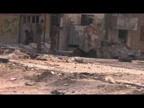 التصدي لقوات النظام من قبل لواء الشهيد حمزة الخطيب على جبهة الداما في ريف إدلب