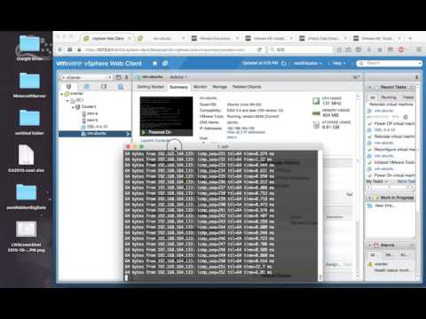 VMware vSphere demo - vMotion